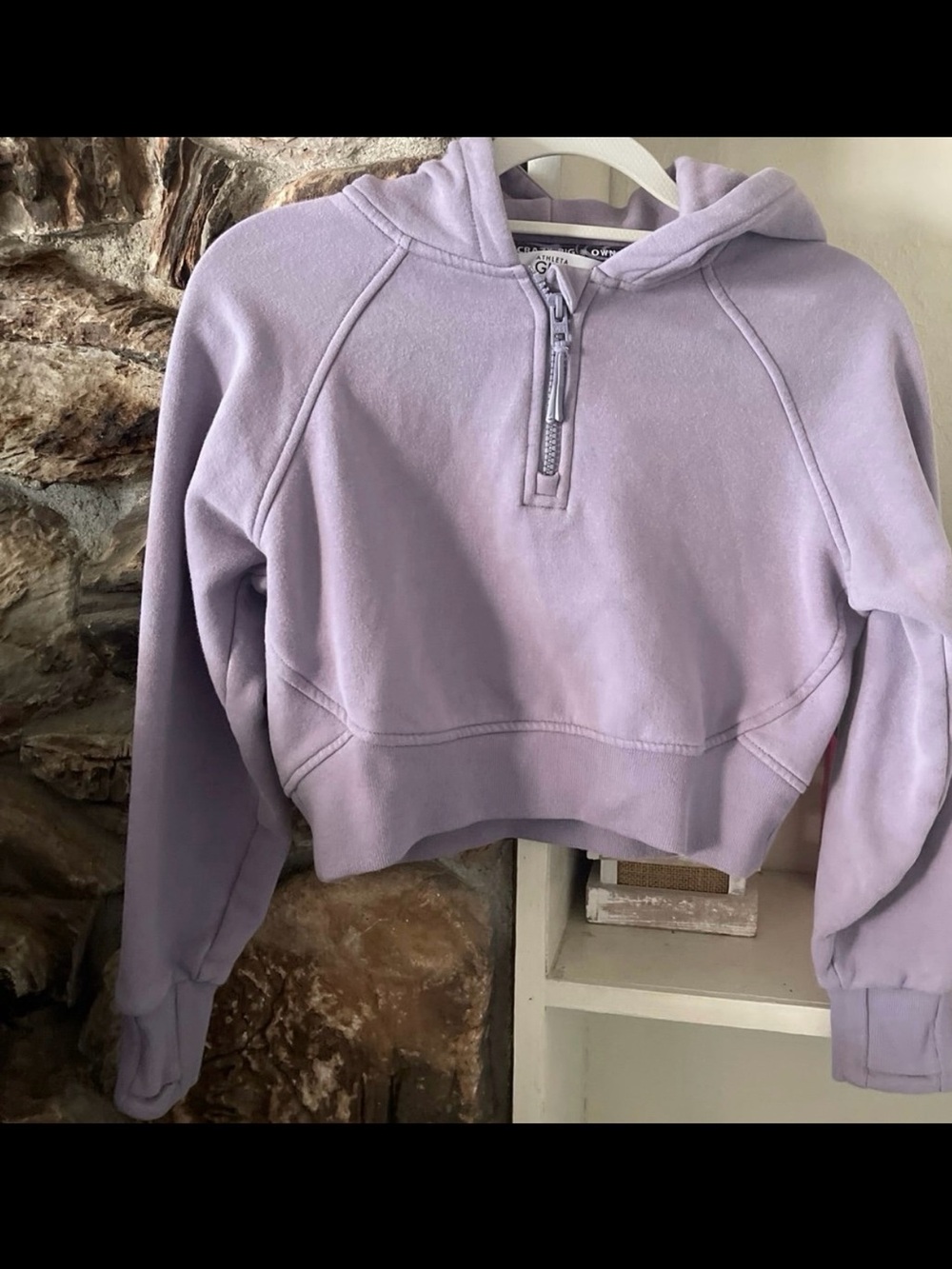 Athleta Girl All Day Half Zip Hoodie Sz S/7